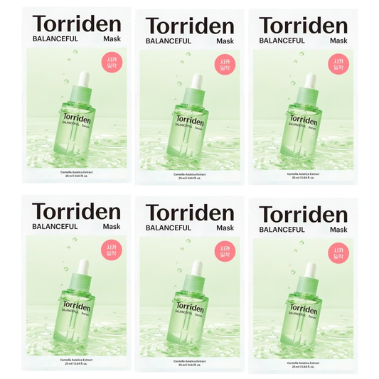 Torriden - Balanceful Cica Mask Sheet 25ml. (Pack of 6)