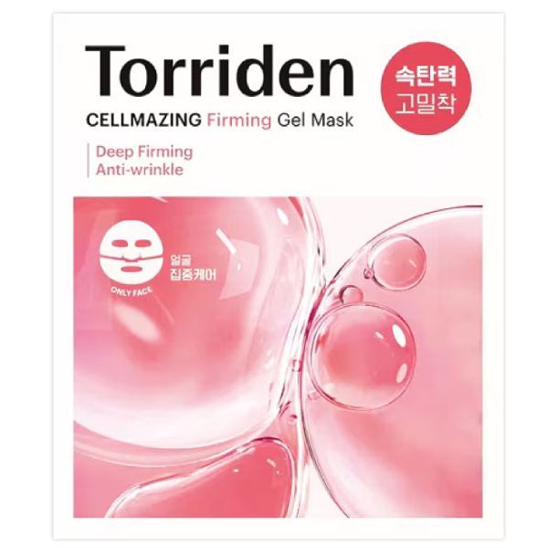 Torriden - Cellmazing Firming Gel Mask Sheet For Face & Neck 45g. (Pack of 6)