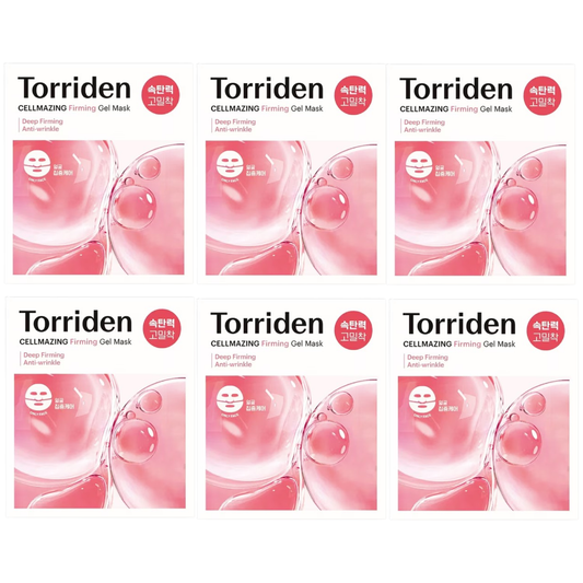 Torriden - Cellmazing Firming Gel Mask Sheet For Face & Neck 45g. (Pack of 6)