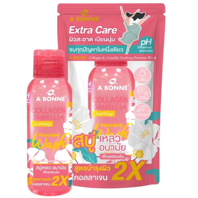 A Bonne' - Collagen & Camellia Soothing Feminine Wash 100ml.
