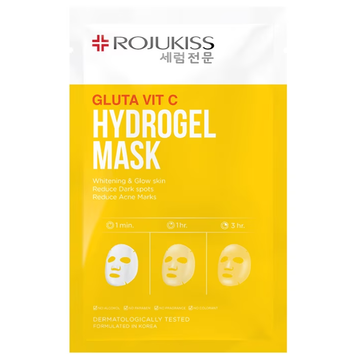 Rojukiss - Gluta Vit C Hydrogel Mask (Pack of 3)