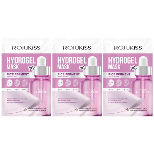 Rojukiss - Hydrogel Mask Rice Ferment Brightening (Pack of 3)