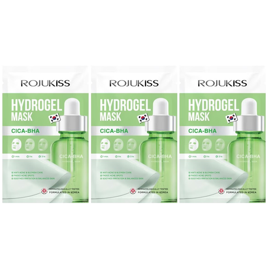 Rojukiss - Hydrogel Mask Cica-BHA (Pack of 3)