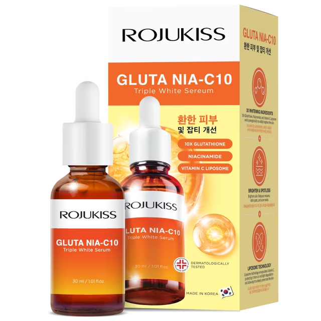 Rojukiss - Gluta Nia-C10 Triple White Serum 30ml.