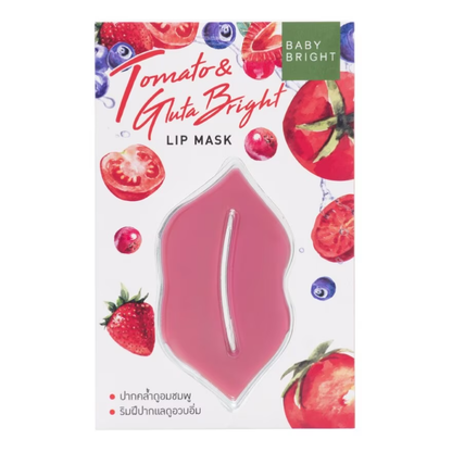 Baby Bright - Tomato & Gluta Bright Lip Mask 10g. (Pack of 3)