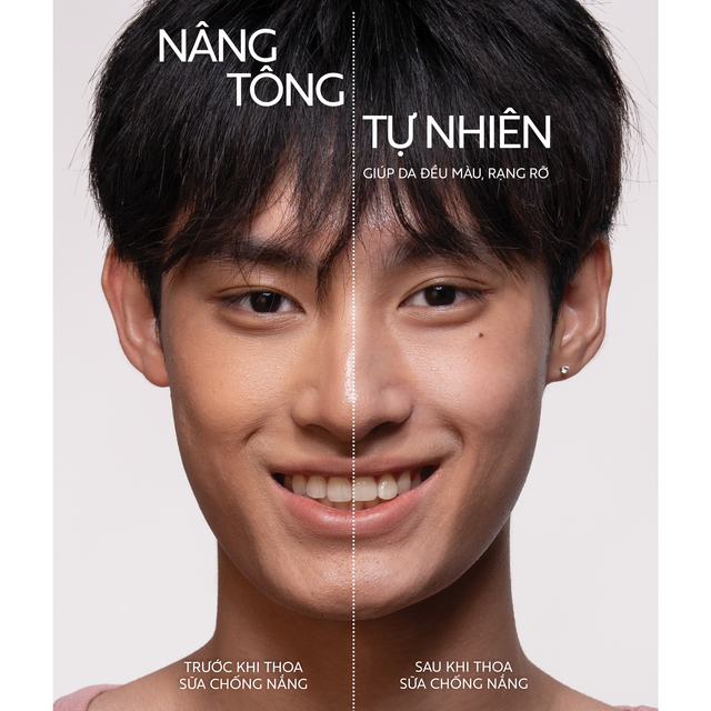 Cocoon Vietnam - Hau Giang Lotus Mineral Sun Fluid (Sữa Chống Nắng Vô Cơ Sen Hậu Giang) SPF 50+ PA++++ Tone-Up Beige 50ml.