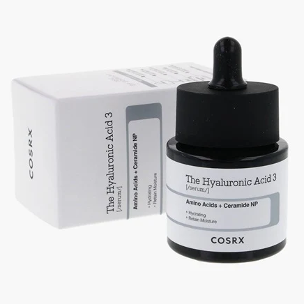 COSRX - The Hyaluronic Acid 3 Serum, Amino Acids + Ceramide NP 20ml.
