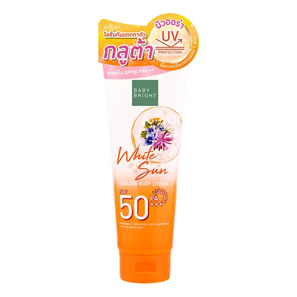 Baby Bright - White Sun Cooling Body Lotion SPF50 PA+++ 160ml.