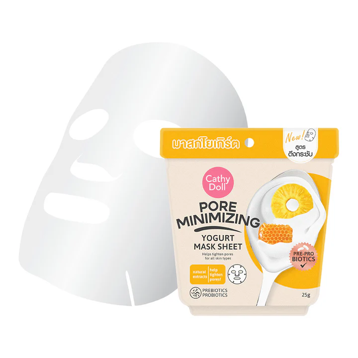 Cathy Doll - Pore Minimizing Yogurt Mask Sheet (Pack of 6)