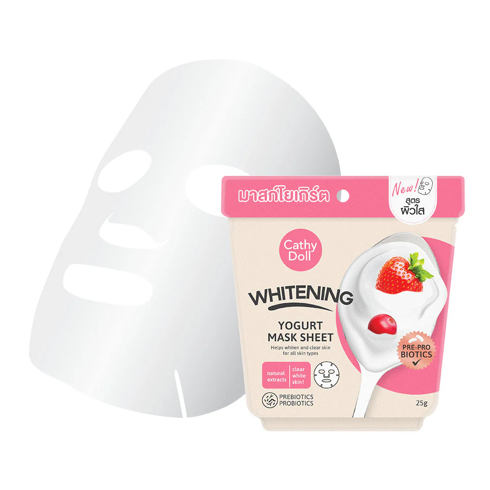 Cathy Doll - Whitening Yogurt Mask Sheet (Pack of 6)