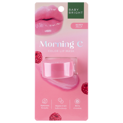 Baby Bright - Morning C Color Lip Mask (Berry Jelly) 3.8g.