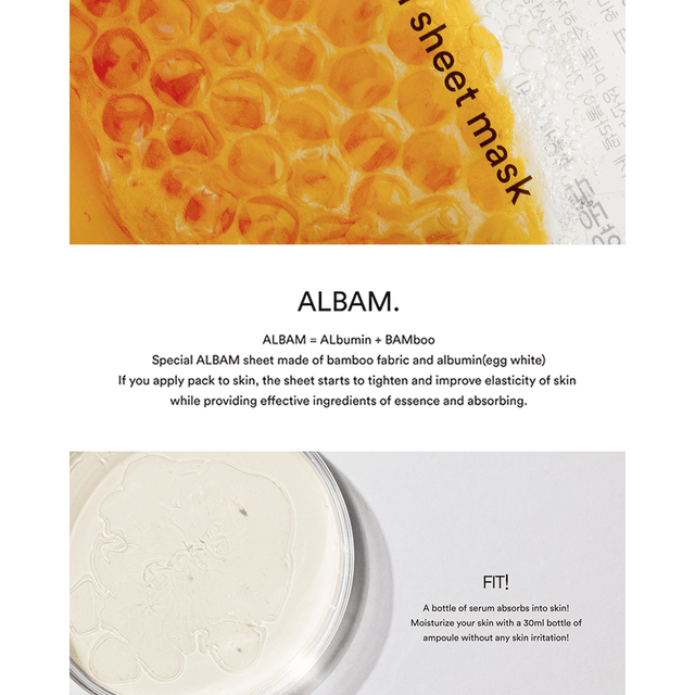 Abib - Mild Acidic pH Sheet Face Mask, Honey Fit 30ml. (Pack of 3)