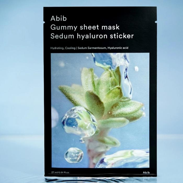 Abib - Abib - Gummy Sheet Mask Sedum Hyaluronic Acid Sticker 27ml. (Pack of 3)
