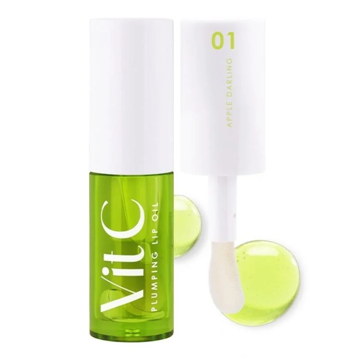 Cathy Doll - Vit C Plumping Lip Oils - Apple Darling, Lovely Melon and Sweetie Orange 2.4g. each (Pack of 3 Mix)