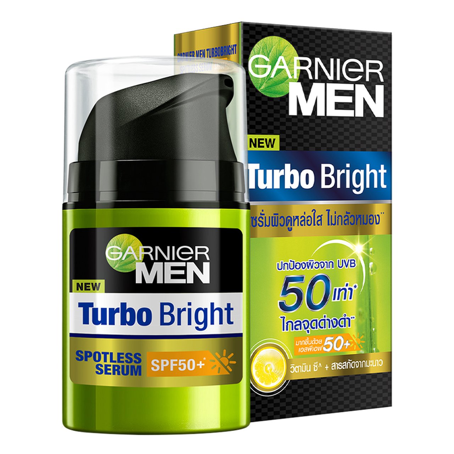 Garnier Men - Turbo Bright Serum (SPF50) 40 ml - Made in Indonesia