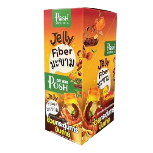 Posh Medica - Jelly Fiber Tamarind 28g. (Pack of 6 sachets)