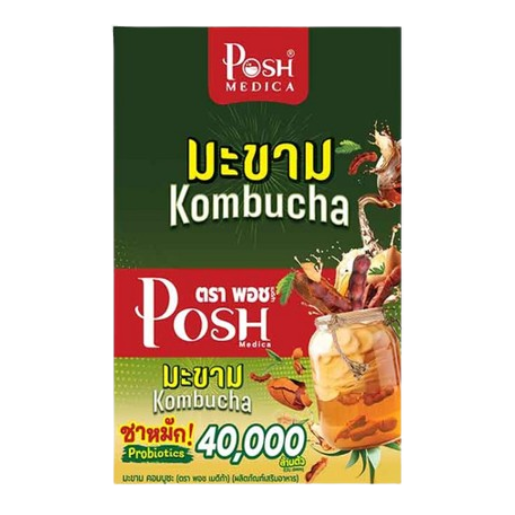 Posh Medica - Tamarind Kombucha Fermented Tea 20g. (Pack of 6 sachets)