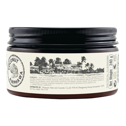 Phutawan - Organic Coconut Body Scrub Butter 240ml.