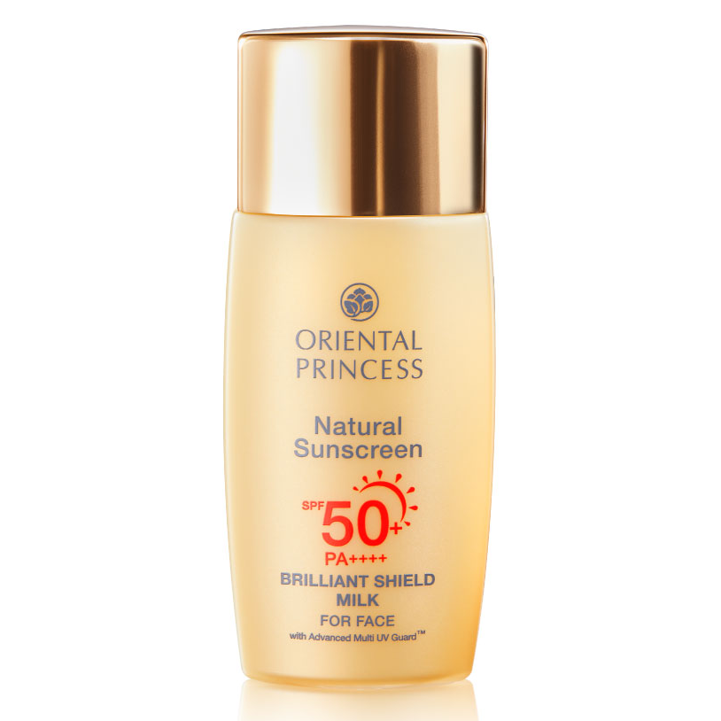 Oriental Princess - Natural Sunscreen - Brilliant Shield Milk For Face SPF 50+ PA++++ 50ml.