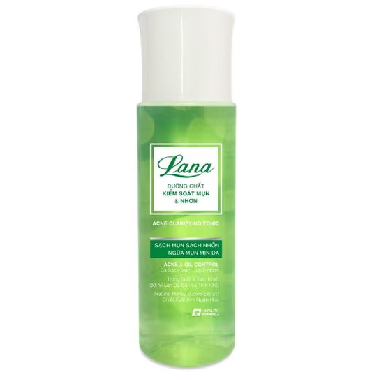 Lana - Acne & Oil Control Dưỡng Chất Kiểm Soát Mụn & Nhờn Acne Clarifying Tonic 150ml.