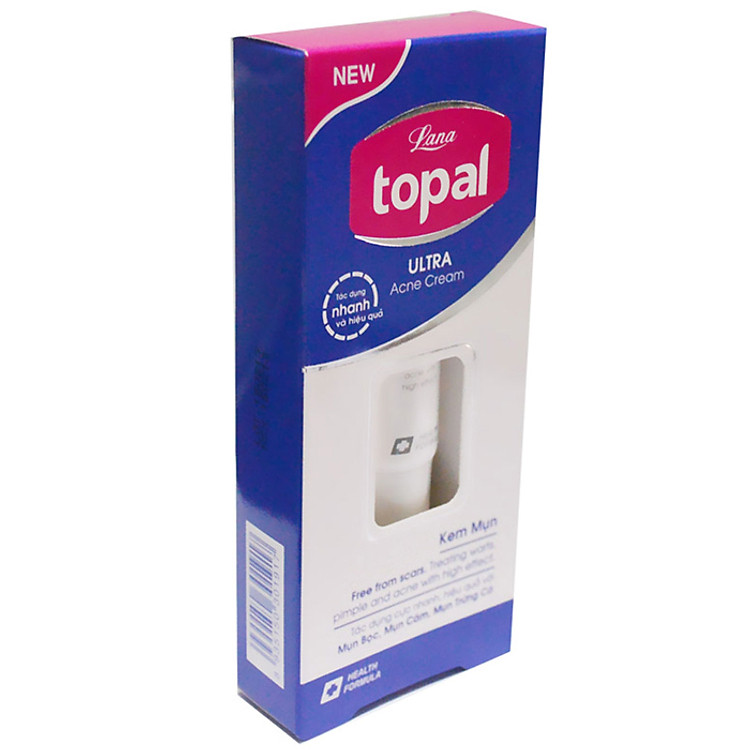 Lana - Topal Kem Dưỡng Da Ngừa Mụn Ultra Acne Cream 10g.