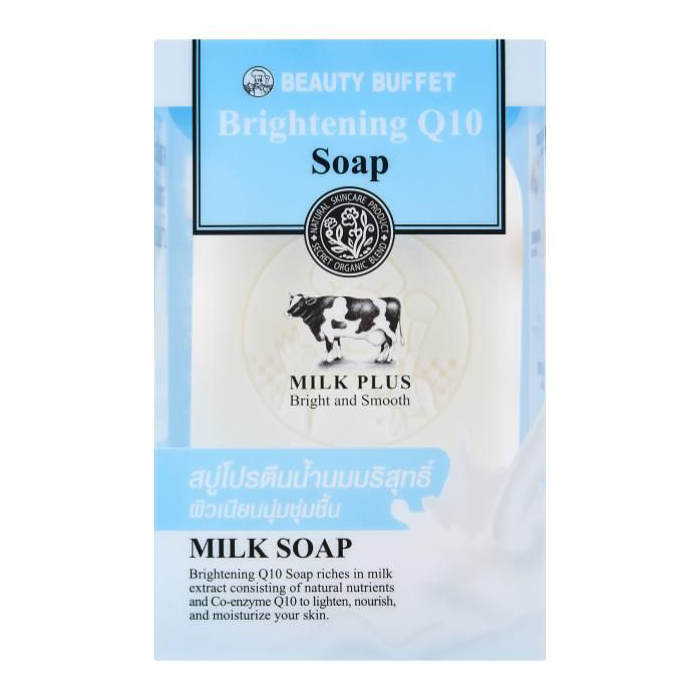 Beauty Buffet - Milk Plus Brightening Q10 Soap 100g. (Pack of 3)