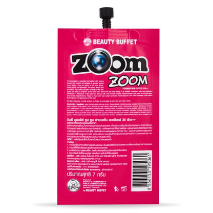 Beauty Buffet - Zoom Zoom Foundation SPF 35 PA++ 7g. (Pack of 3)