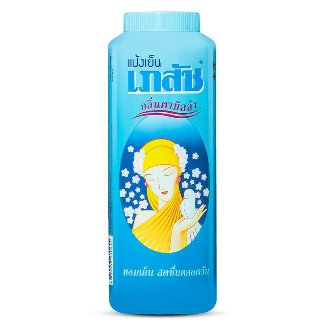 Bheasaj - Cooling Talc Powder, Camilla Scent, 200 g. - Made in Thailand