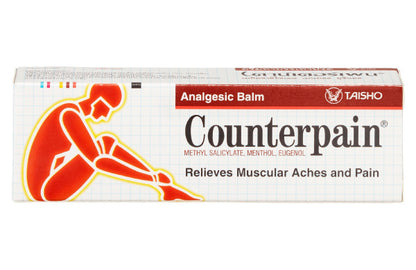 Counterpain - Analgesic Balm - Warm Cream Relief Muscular Pain Aches 120g. (Pack of 6) - Made in Thailand