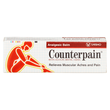 Counterpain - Analgesic Balm - Warm Cream Relief Muscular Pain Aches 120g. (Pack of 3) - Made in Thailand