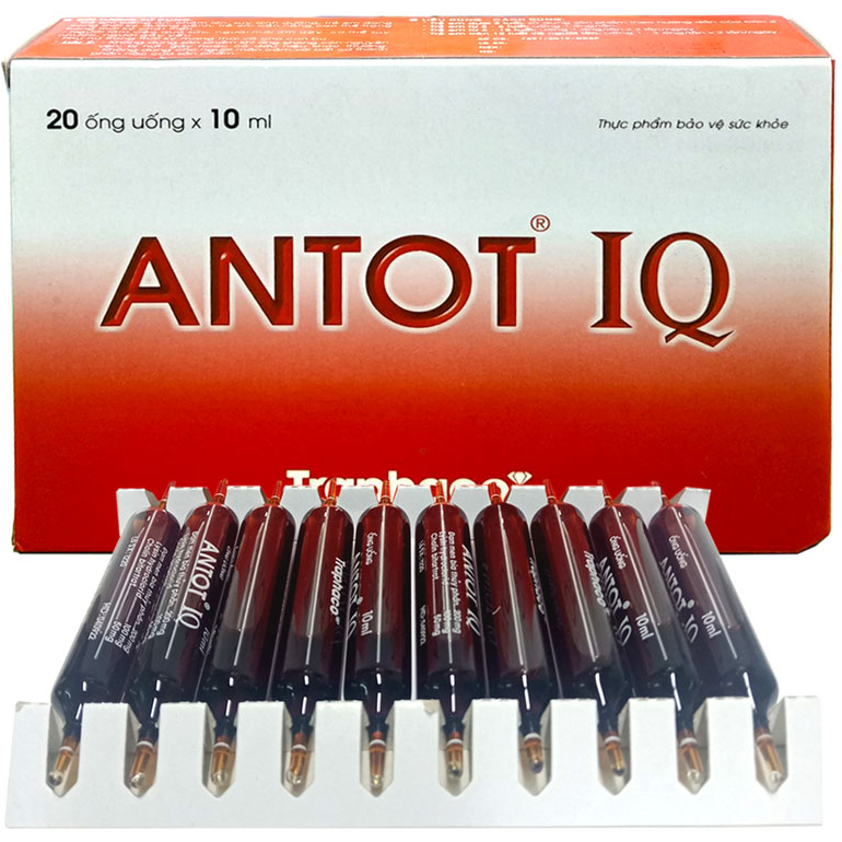 Traphaco - Antot IQ - Pediatric Growth, Brain & Physical Boost Liquid Siro Phát Triển Trí Não Và Thể Chất Cho Trẻ for Kids (20 Ampoules x 10ml.)