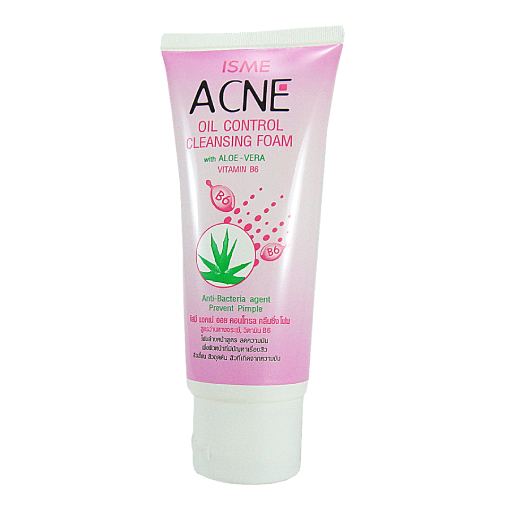 ISME - Acne Oil Control Cleansing Foam With Aloe Vera & Vitamin B6 60g.