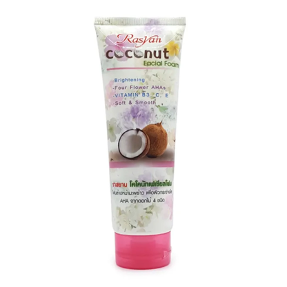 ISME - Coconut Facial Brightening Foam with Four Flover AHAs and Vitamins B3, C, E 100g.