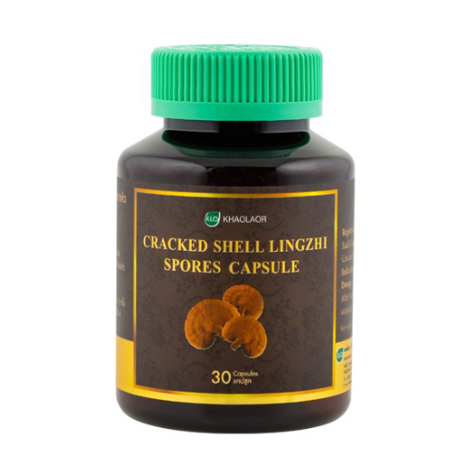 Khaolaor - Cracked Shell Lingzhi Spores (30 capsules)