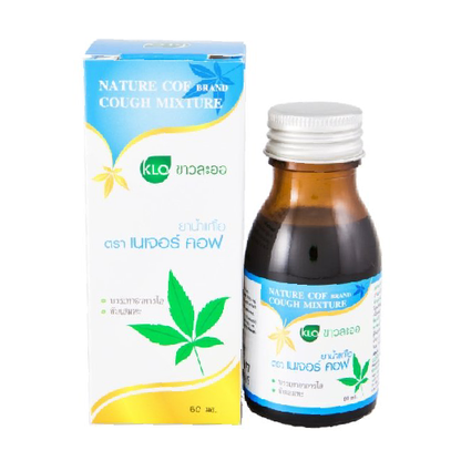 Khaolaor - Cough Syrup for Adults - Betel Leaves, Licorice Root, Tamarind Pulp 60ml.