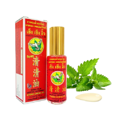 Cheng Cheng - Oil Red, Herbal Balm Menthol-Peppermint 50ml.