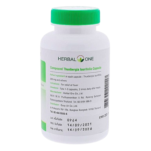 Herbal One - Compound Thunbergia Laurifolia (100 capsules)
