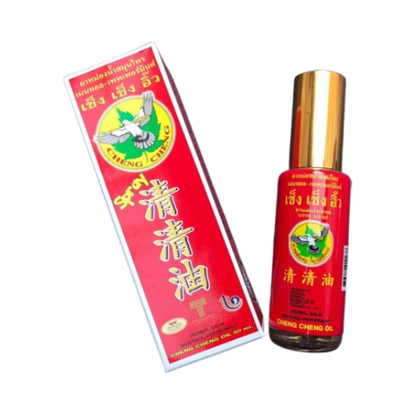 Cheng Cheng - Oil Red, Herbal Balm Menthol-Peppermint 50ml.