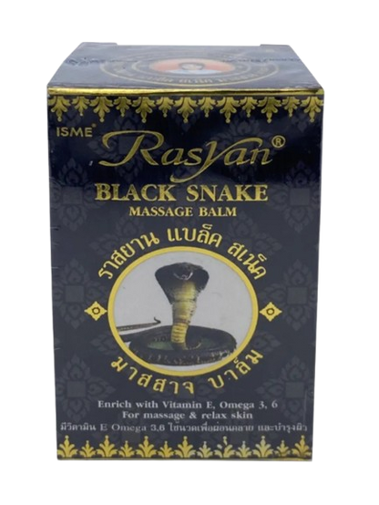 ISME - Black Snake Massage Balm with Vitamin E, Omega 3, 6 and 9, 50g.