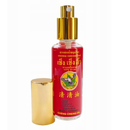 Cheng Cheng - Oil Red, Herbal Balm Menthol-Peppermint 50ml.