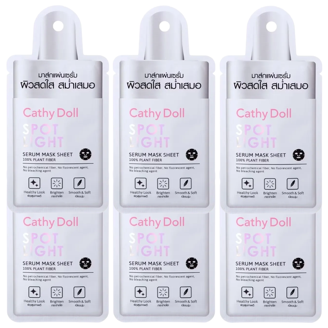 Cathy Doll - Spotlight Serum Mask Sheet 20g. (Pack of 6)