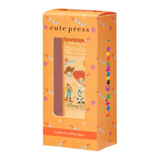 Cute Press - Let's Celebrate UV Expert Bare Skin Tone Up Sunscreen SPF 50+ PA++ 30g.