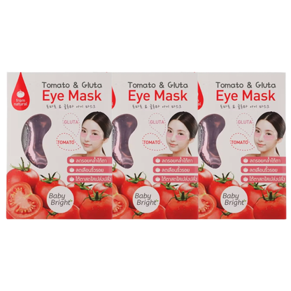 Baby Bright - Tomato & Gluta Eye Mask 2.5g. (Pack of 3 pairs)