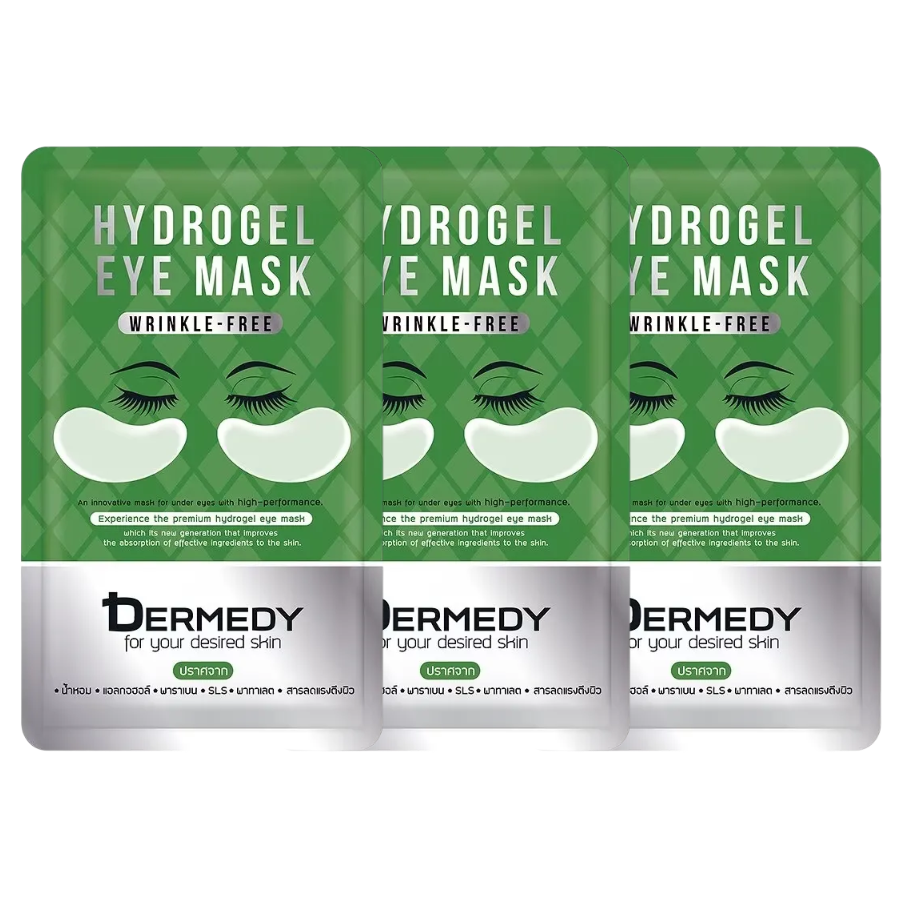Dermedy - Wrinkle-Free Hydrogel Eye Mask 6g. (Pack of 3)