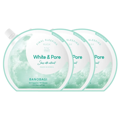 Banobagi - Final Sleeping Mask White & Pore 23ml. (Pack of 3)