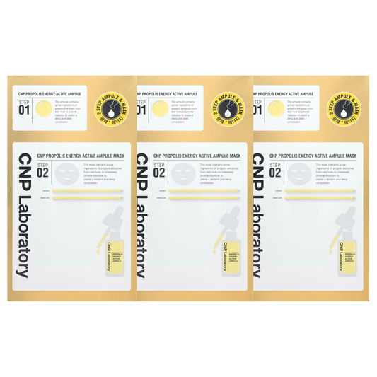 CNP Laboratory - Propolis Energy Active Ampule Mask (Pack of 3)