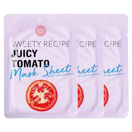 Cathy Doll - Sweety Recipe Mask Juicy Tomato 25g. (Pack of 3)