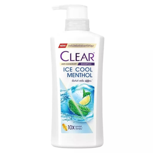 CLEAR - Anti-Dandruff Shampoo Ice Cool Menthol 270ml.