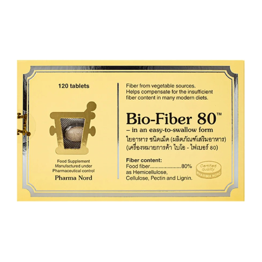 Pharma Nord - Bio-Fiber 80, Dietary Supplement (120 tablets)