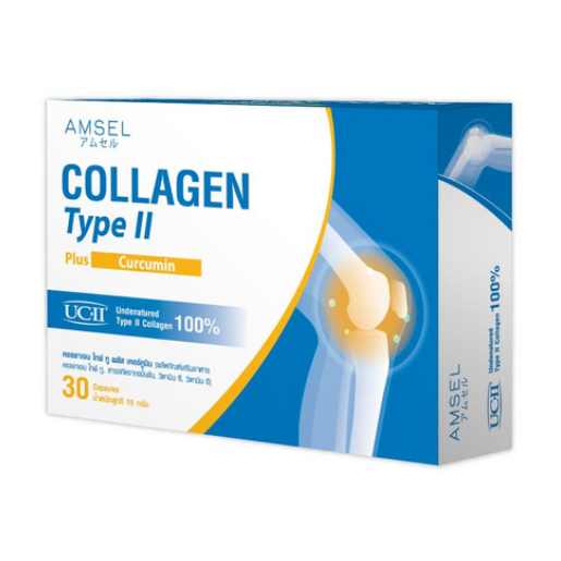 Amsel - Collagen Type II Plus Curcumin (30 capsules)